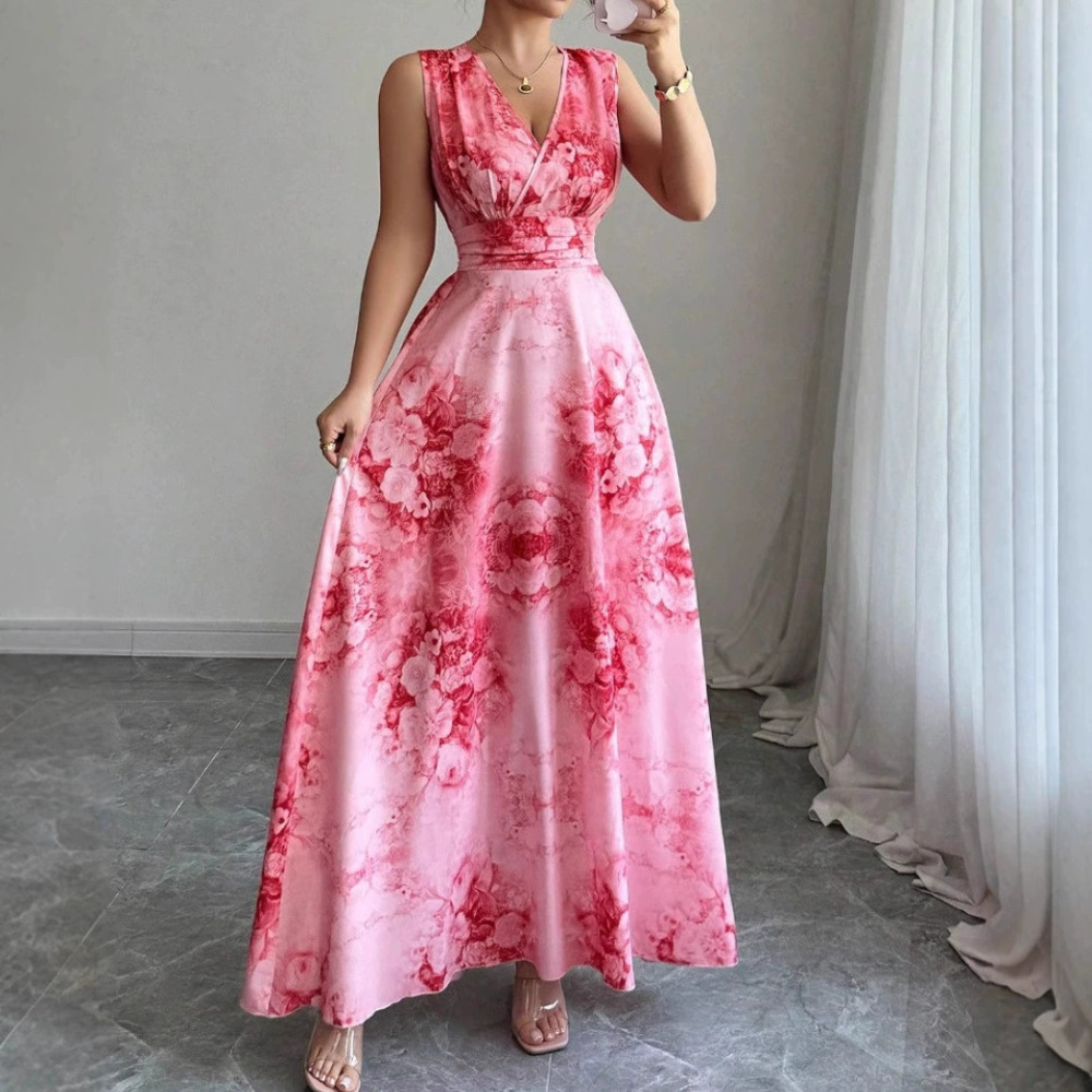 Zara Bohemian Beach Maxi Dress Summer Waist Vacation